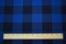 Black-Blue Famous Maker Cotton Check/Gingham Double Gauze Woven Fabric By the Yard